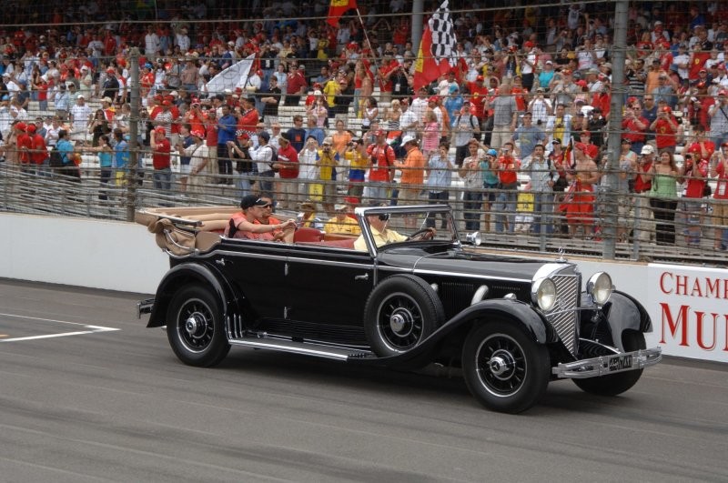 Кабриолет Mercedes-Benz 770K из музея гоночной трассы Индианаполиса