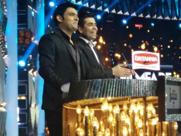 Kapil Sharma & Karan Johar hosting the 60th filmfare awards