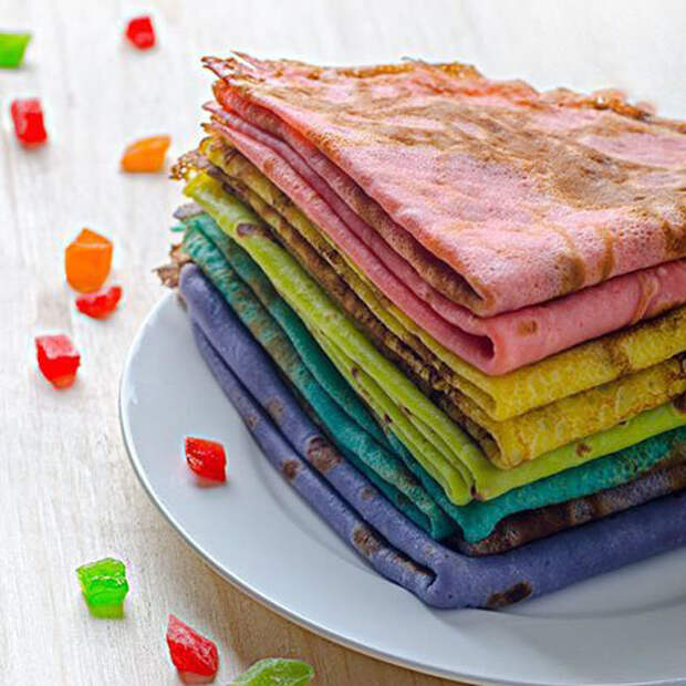 Блинчики. Рецепты блинчиков в цвете!