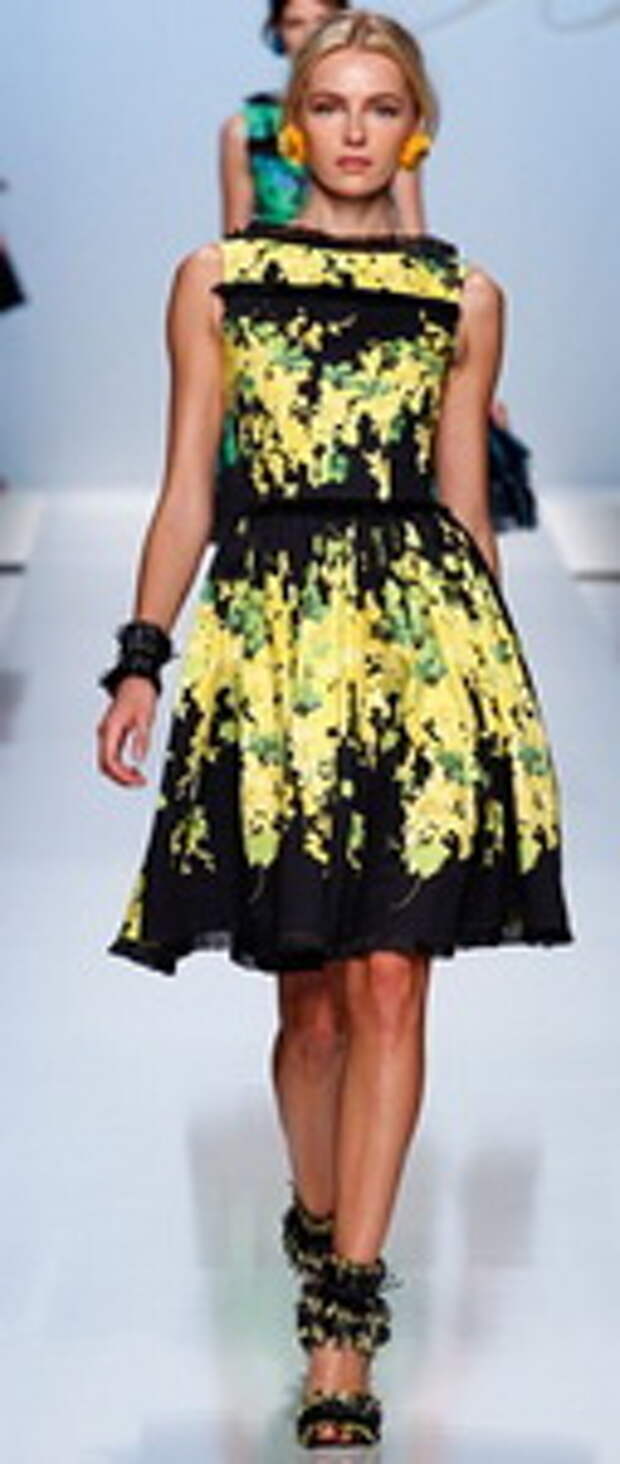 модные принты весна лето 2012 Blumarine модные принты весна лето 2012 Blumarine
