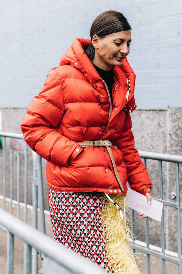 Джованна Батталья-Энгельберт на Неделе моды Нью-Йорке, февраль 2019