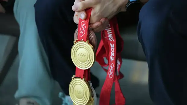 В Москве началась церемония чествования российских спортсменов, вернувшихся с ОИ в Пекине