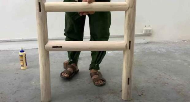 2-х местная деревянная скамейка со столиком своими руками