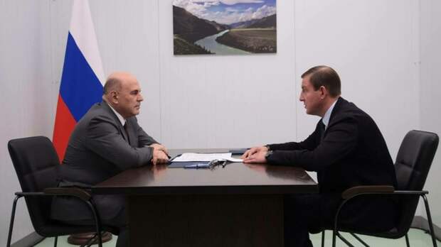 Встреча Михаила Мишустина и Андрея Турчака / Фото: Telegram-канал главы Республики Алтай