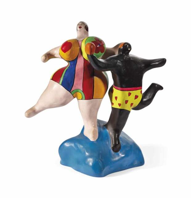 Купальщики, Ники де Сен-Фалль, 1980-81 гг. \ Фото: christies.com. Купальщики, Ники де Сен-Фалль, 1980-81 гг. \ Фото: christies.com.
