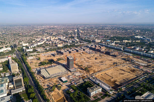 Строительство комплекса «Ташкент-сити»