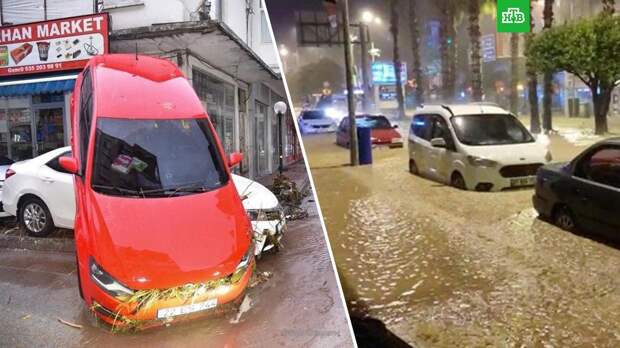 В Анталье из-за сильных ливней случилось крупнейшее наводнение за 50 лет