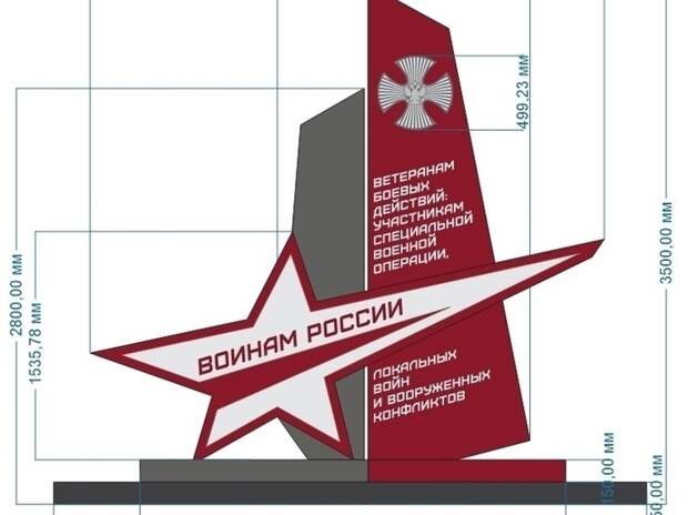 Тулякам показали, как будет выглядеть памятник бойцам СВО в Дубовке