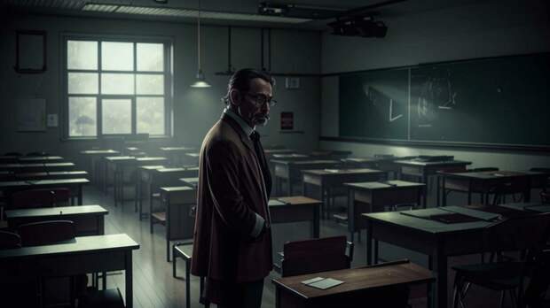 Педагог в классе / Изображение сгенерировано FusionBrain.AI от Sber AI / amic.ru