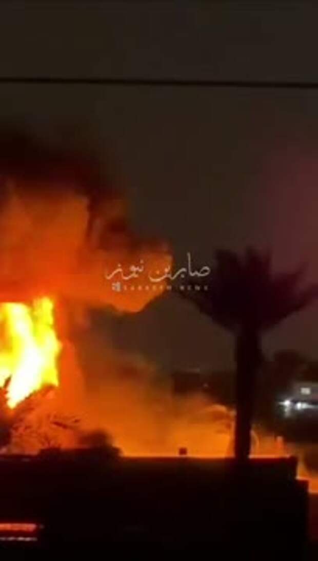 Последствия ударов по базе «Виктория» в Багдаде сняли на видео