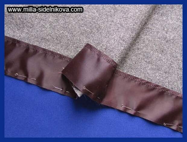 Фальшивая подгибка изделия МК (diy)