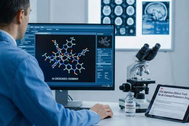 Прорыв нейросетей: FDA одобрило испытания созданного ИИ препарата от болезни Паркинсона