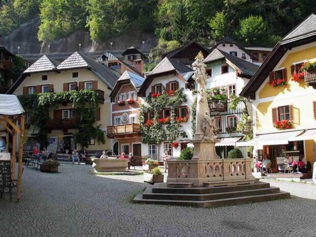 Самые красивые деревни Европы, фото - село Гальштат, Австрия