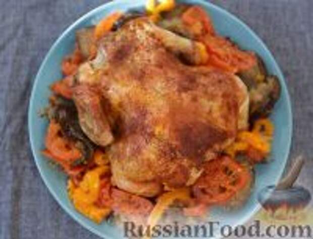 Фото к рецепту: Сочная курочка по-итальянски