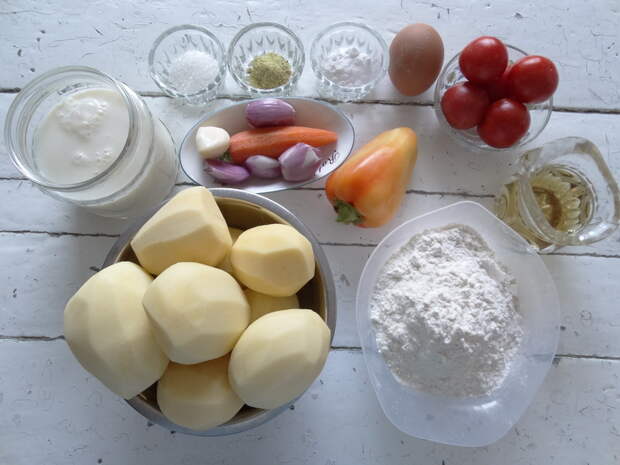 Хычины с начинкой из картофеля – любимые лепёшки моего мужа