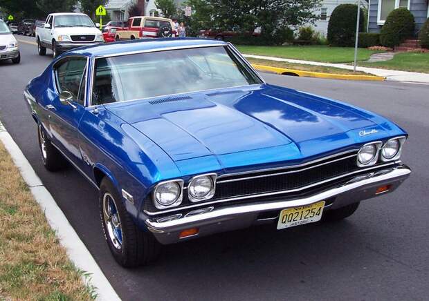 1968 Chevrolet Chevelle Hardtop--Blue