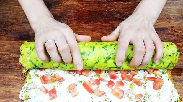 Рулет из кабачков 