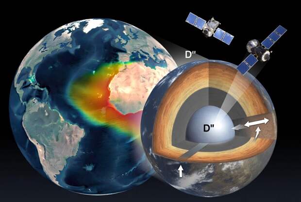 Скрытые процессы в недрах Земли меняют гравитацию на поверхности