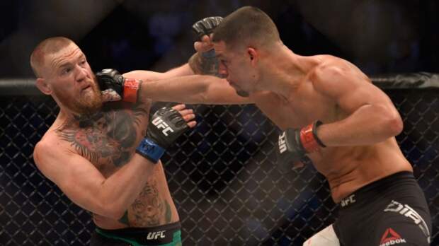 Conor McGregor and Nate Diaz