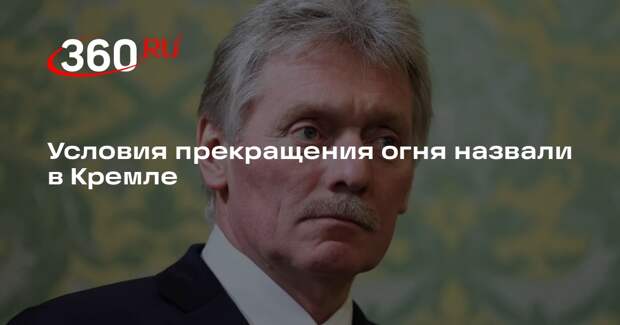 Песков: поставки оружия Киеву в период временного перемирия надо прекратить