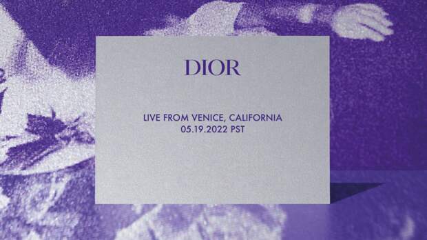 Прямая трансляция с показа мужской коллекции Dior Spring 2023