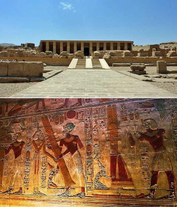 Храм Абидос –главный культовый центр Осириса, был одним из крупнейших некрополей Древнего Египта.