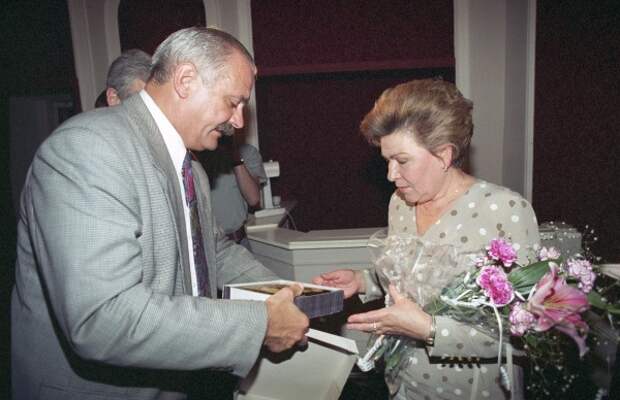 Никита Михалков и Наина Ельцина. 1995 год