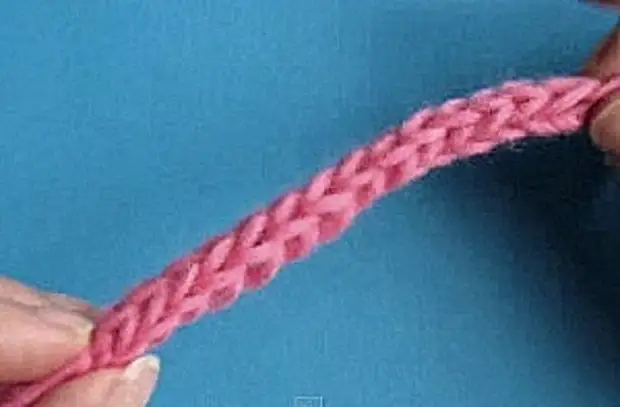 Очень простой шнур крючком | Вязание крючком от Елены Кожухарь