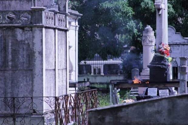 Памятник на месте перезахоронения праха рабыни Анастасии на севере Бразилии