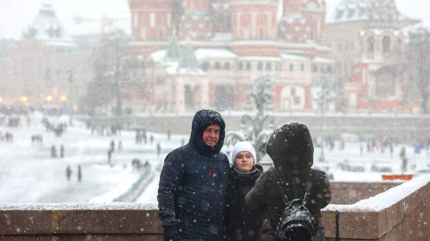 Москву засыплет снегом