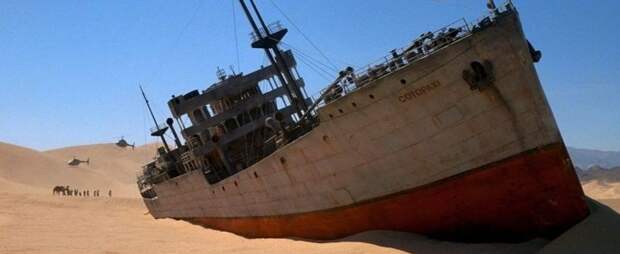 Загадка найденных в пустыне морских кораблей