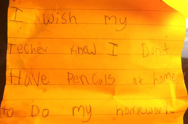 I Wish My Teacher Knew