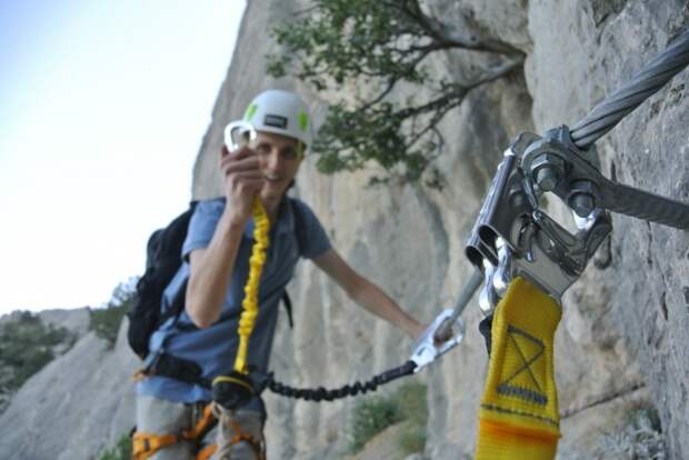 DSC_0647 Виа Феррата в Крыму. Гора Ильяс кая (Альпинизм, via ferrata, ferrata, деликли, гид, проводник)