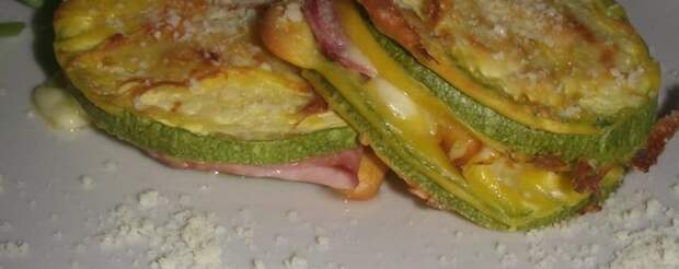 Кабачки с ветчиной вкусный рецепт с фото пошагово и видео