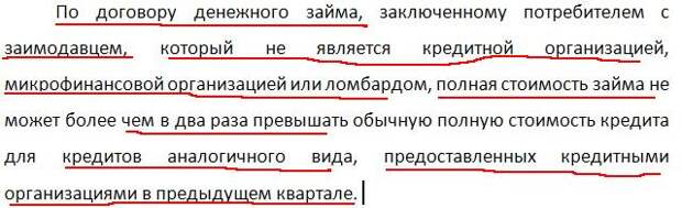 Ростовщические сделки