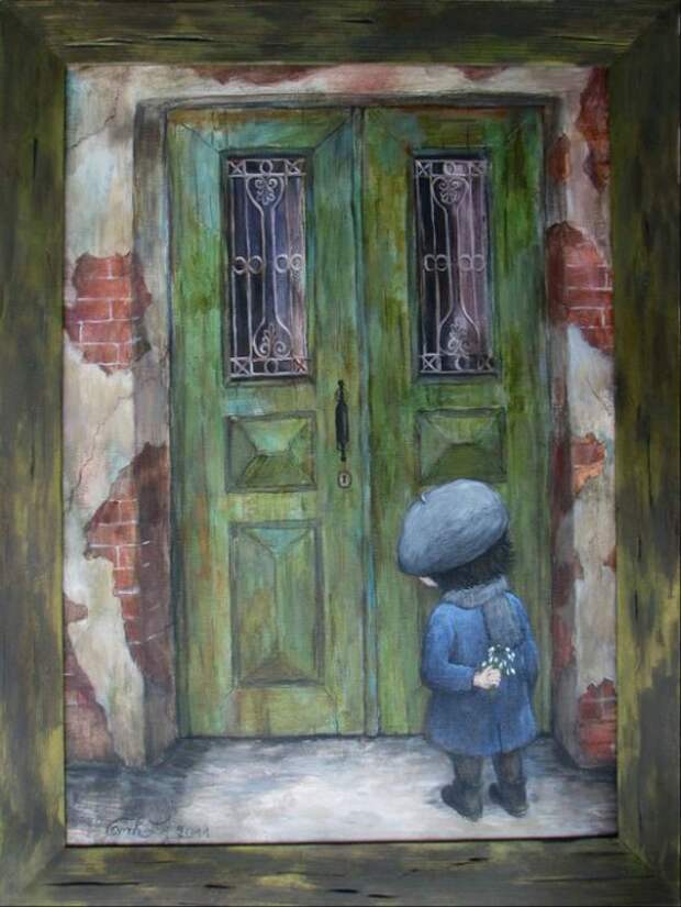 Трогательный момент. Автор работ: Нино Чакветадзе (Nino Chakvetadze). Трогательный момент. Автор работ: Нино Чакветадзе (Nino Chakvetadze).