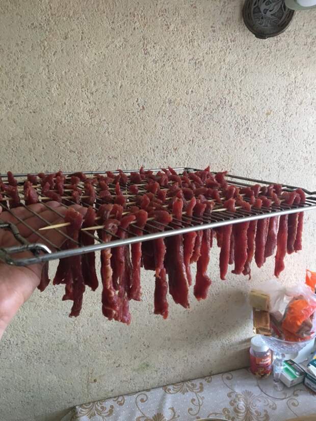 Простой рецепт сушеного мяса