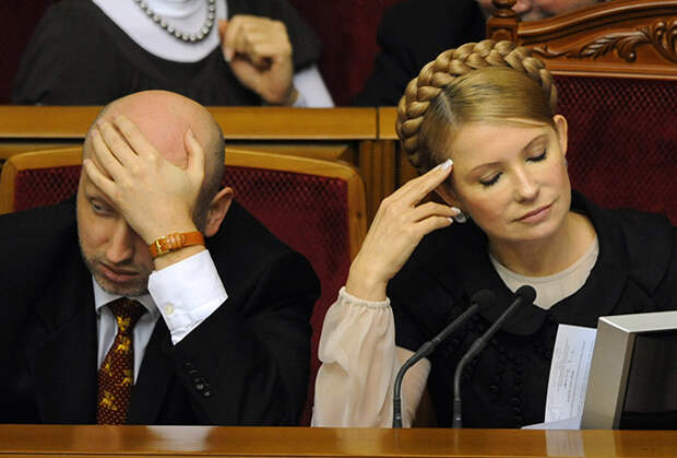Александр Турчинов и Юлия Тимошенко, 2009 год
