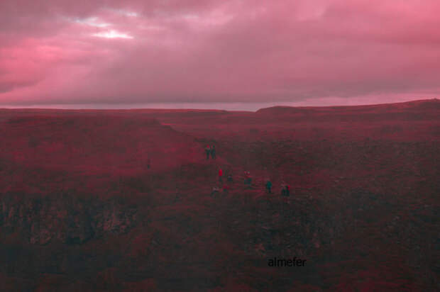 Розовый закат. Автор: Al Mefer.