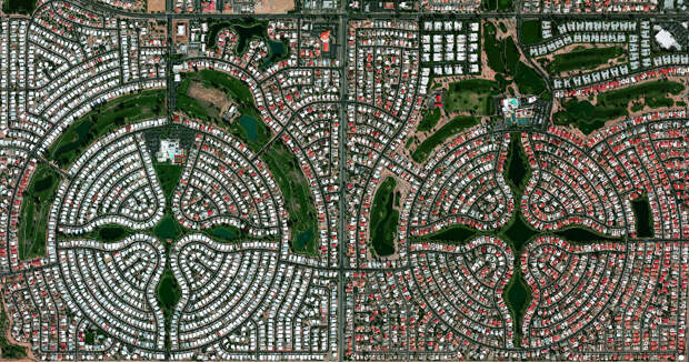 Симметричное поселение в штате Аризона
