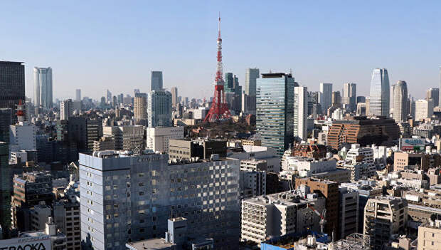 Вид на Токио, Япония. Архивное фото