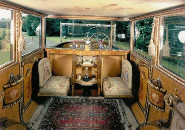 Rolls-Royce 1926 года с интерьером, как во дворце rolls-royce, аукцион, олдтаймер, роскошь