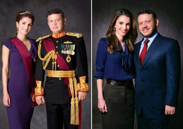 Король Иордании Абдалла II с женой Ранией | Фото: top-antropos.com