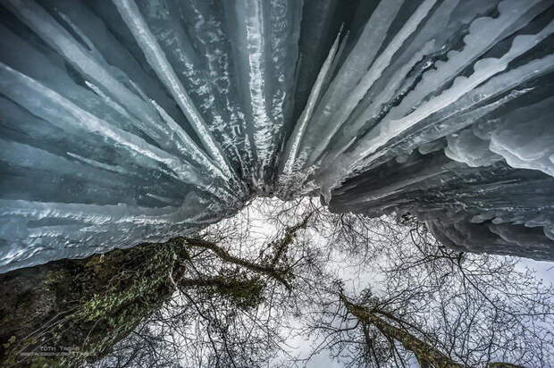 Зимние Плитвицкие озера в фотографиях Tamas Toth
