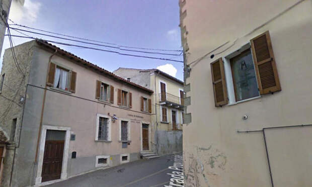 Central Square In Arquata Del Tronto