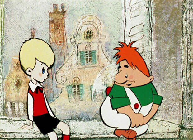 Кадр из мультфильма Малыш и Карлсон
