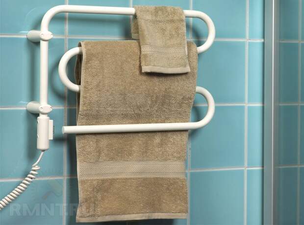 Как установить полотенцесушитель в ванной комнате своими руками