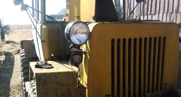 Самодельный трактор на базе ГАЗ-51 родом из 90-ых