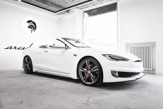 Двухдверный кабриолет Tesla Model S от Ares Design