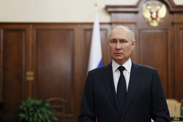 Путин выступил с обращением впервые после путча Пригожина. Что он сказал